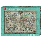 Pussel 1000 bitar Retro World